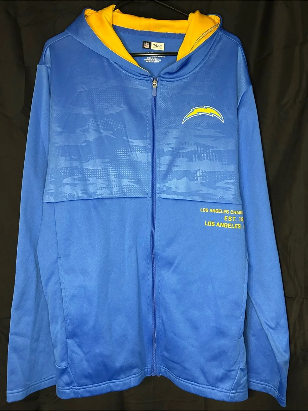 Los Angeles Chargers Full-Zip Hoodie Jacket